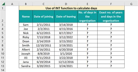 excel int to date