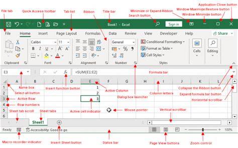 Excel Interface