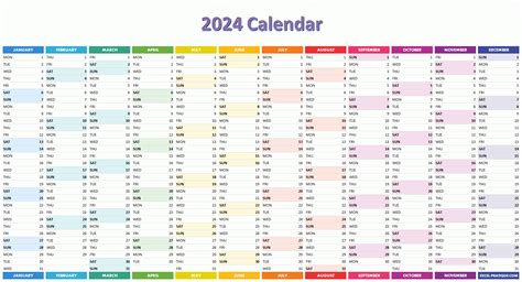 excel kalender 2024 formel