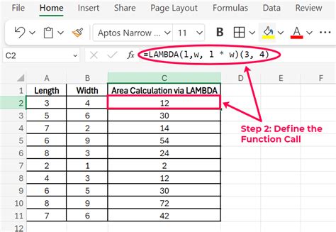 excel lambda function examples
