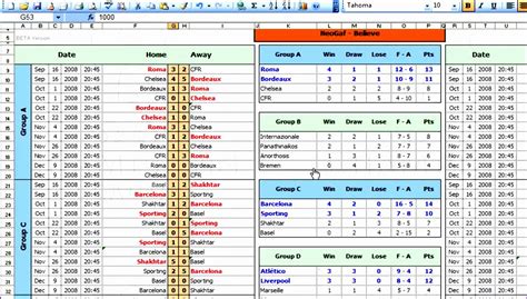 5 Tips Excel League Table