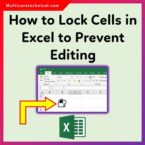 Lock Cells in Excel for Editing