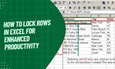 Excel Lock Certain Rows