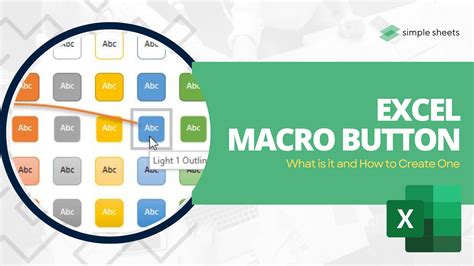 Create Excel Macro Button