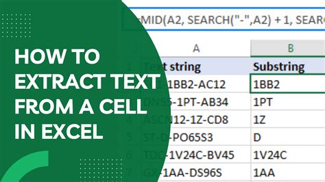 excel macro to extract text from cell