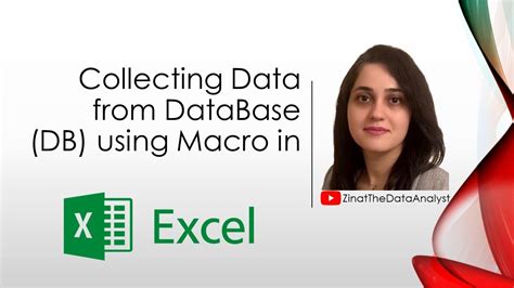 excel macro to get data from sql database