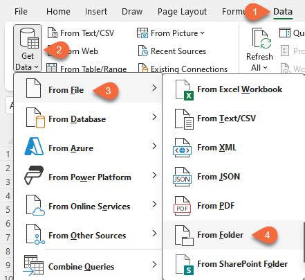 excel macro to list file names in a folder