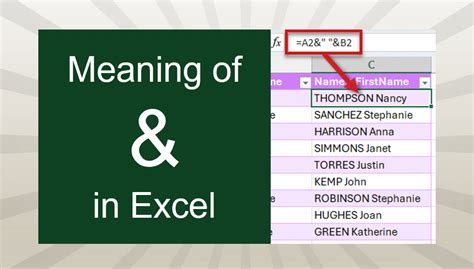 excel meaning in tamil with example