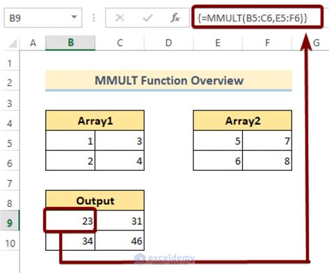 5 Excel MMULT Tips