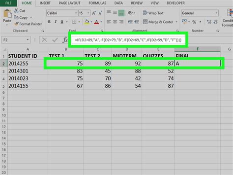 Excel Multiple IF Statement