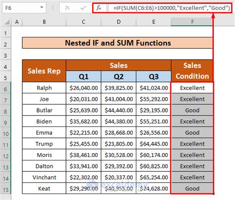 excel nested sheets