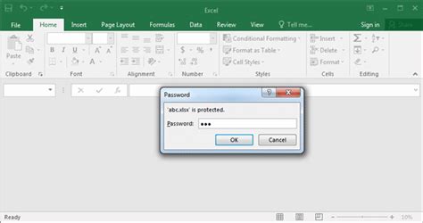 excel password to open workbook