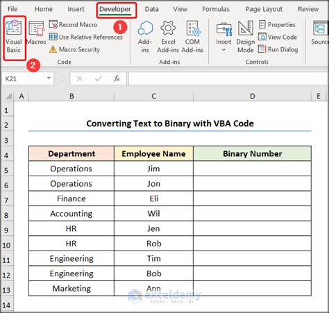 Excel Paste Binary