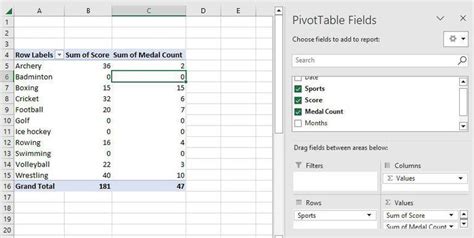 excel pivot table remove zero values