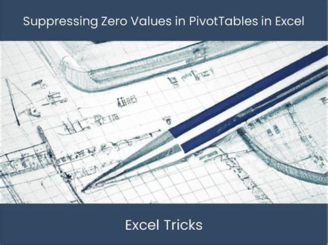 excel pivot table suppress zero values