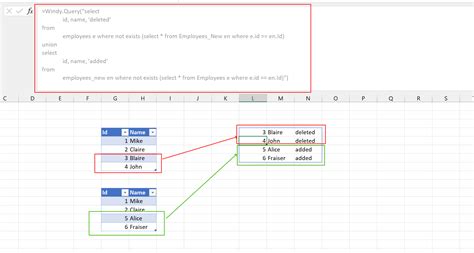 excel query if function