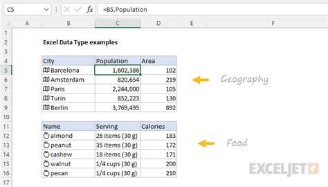 Excel Range Data Type