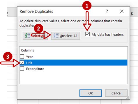 excel remove duplicates based on 1 column