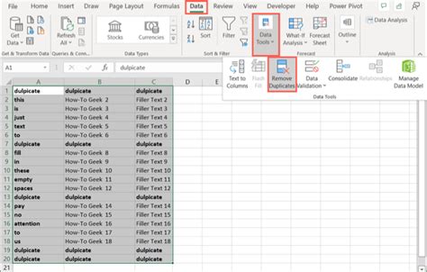 excel remove duplicates delete entire row