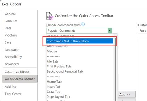 Excel Ribbon Commands Not Working