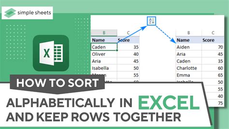Sort Excel Rows Easily