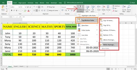 5 Excel Rules