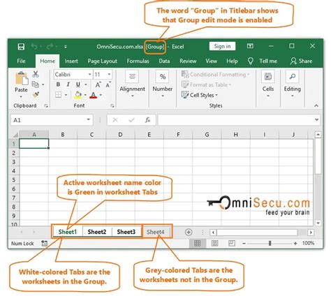 Excel Sheet Group Mode