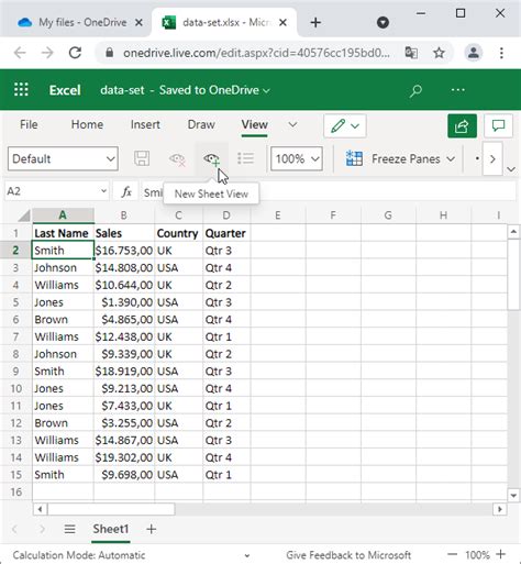 Excel Sheet Online Open