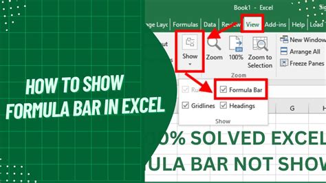 Excel Show Formula Bar Vba