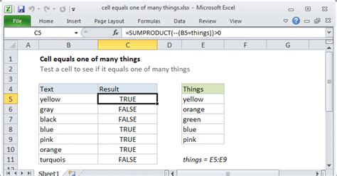 excel sum if cell equals text
