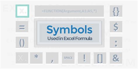 Excel Symbol Formula