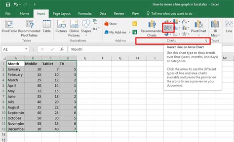 Excel Table Lines