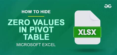 Excel Table Remove Rows With Zero Values