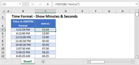 excel time format hours minutes seconds