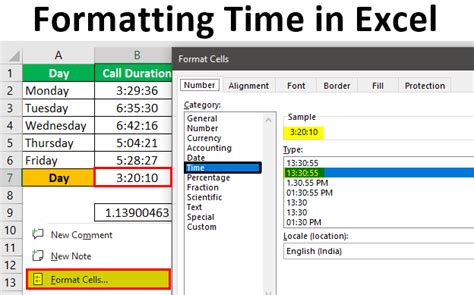 excel time format without am pm
