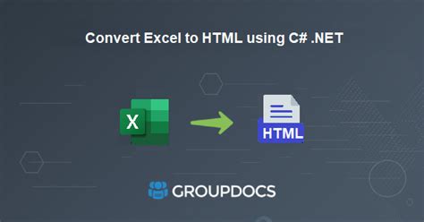5 Ways Excel to HTML