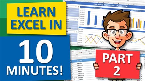 excel training on youtube
