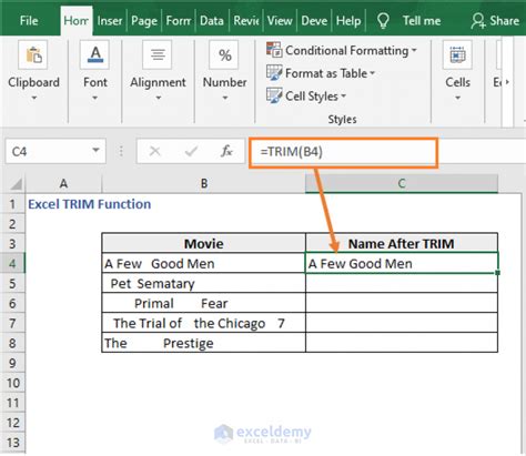 Excel Trim Function Alternative