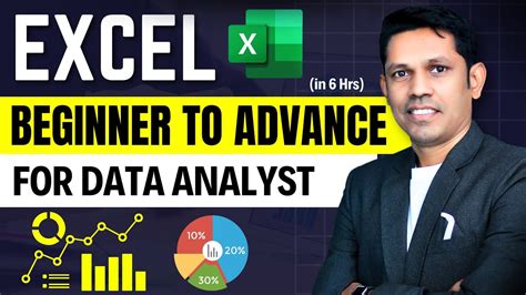 excel tutorial from basic to advanced for data analyst