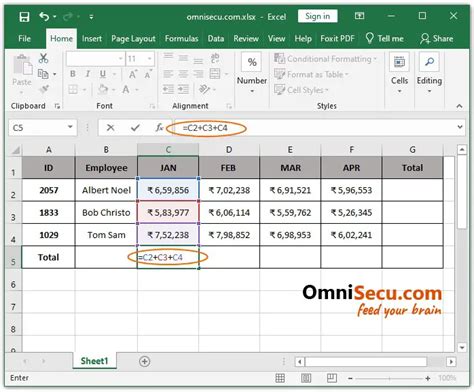 excel use row column reference in formula