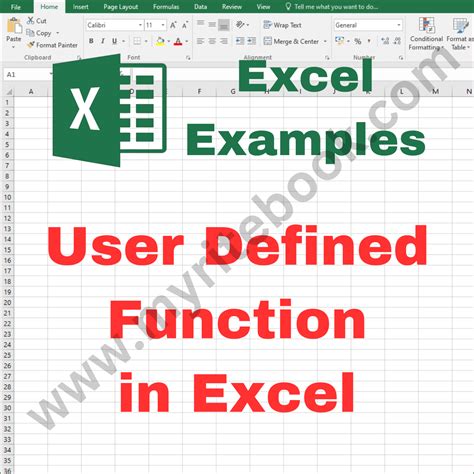excel user defined function #name