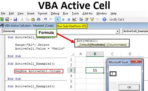 excel vba active cell date format