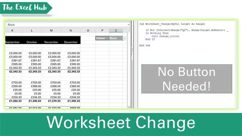 excel vba auto run macro when cell changes