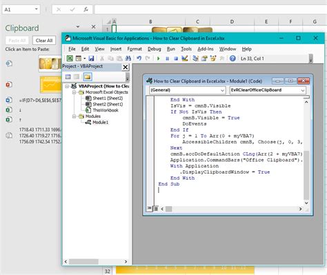 Excel Vba Clipboard Object