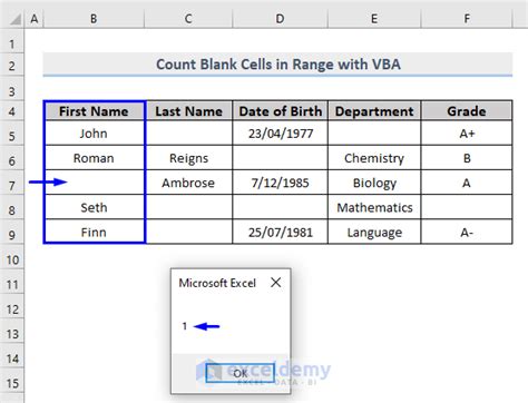 excel vba count non blank cells in a range
