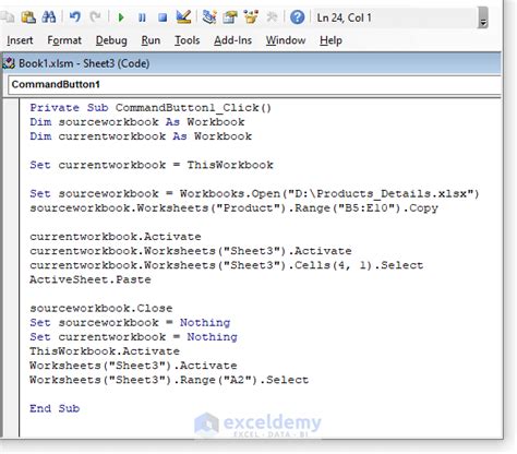 excel vba export data to another workbook without opening