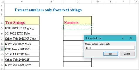 excel vba extract string from cell