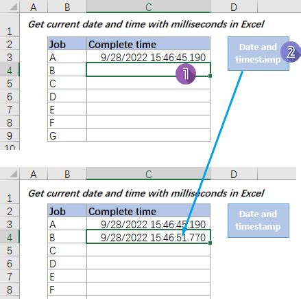 excel vba format date time milliseconds