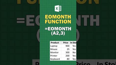 excel vba get end of month date