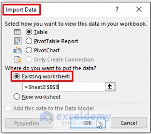 excel vba import csv into existing table